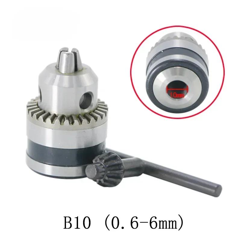 B10 B12 B16 B18 Drill Chuck Rotation Clamping Tool Morse Drill Chuck MT1 MT2 MT3 MT4 Tool Holder 1pcs Wrench + 1pcs Drill Chuck