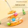 Cross-Border Cat Interactive Turntable Toy with Feather and Self-Amusement Ball