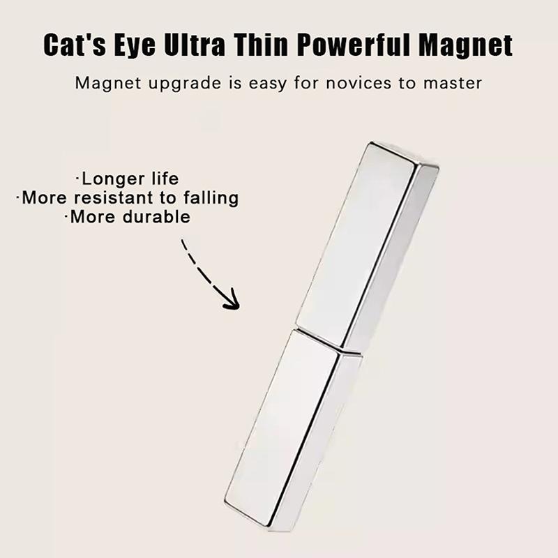 Super Strong Thick Strip Magnet Cat Eye Magnet For Nail Gel Polish 3D Line Strip Effect French Multi-Function Magnet Pen Tools