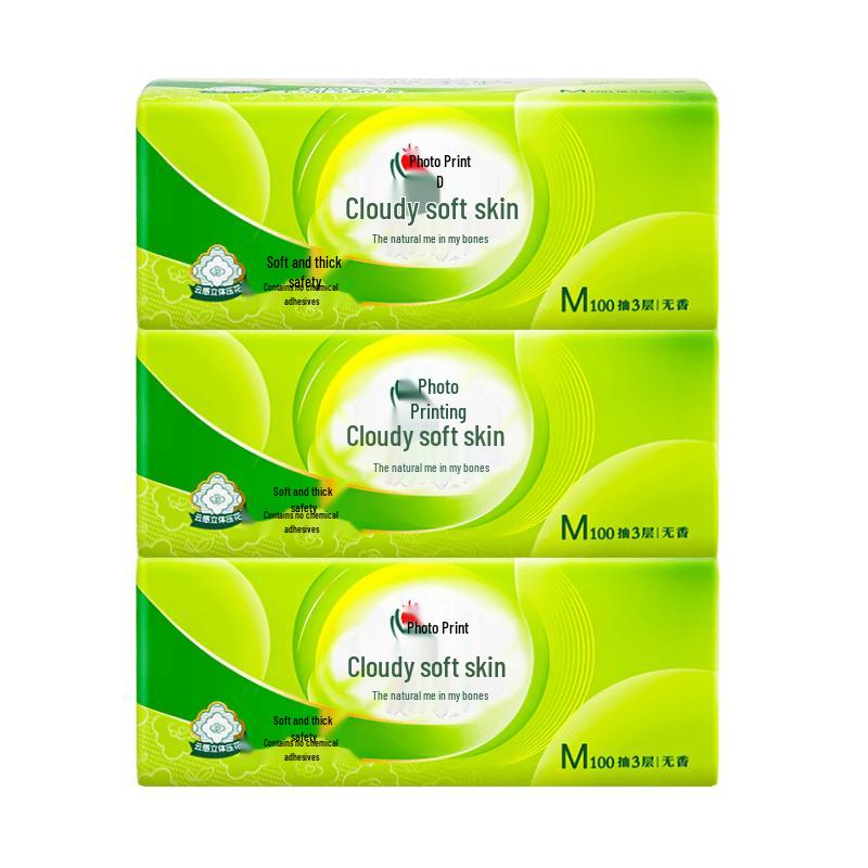 Mind Act Cloud-feel Soft 3-Ply Facial Tissues
