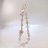 Glass Flower Bead Phone Strap Bead Korean Y2k Phone Strap  Mobile Phone