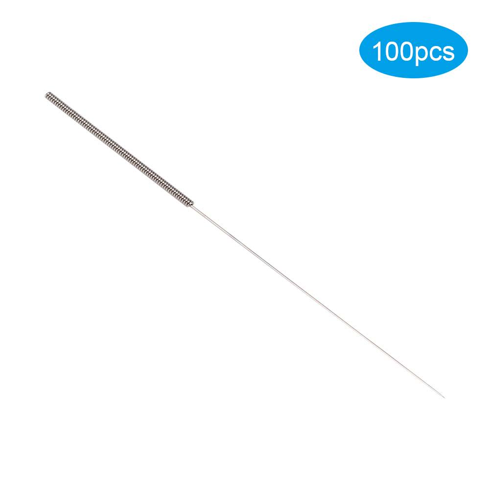 100pcs   Box Disposable Acupuncture Needle Stainless Steel Sterile Needle0.25 X 25