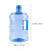 Water Bottle 5L 7.5L Portable Water Bucket Thick Mineral Water Jug Storage Bucket Dispenser Barrel for Outdoor Camping