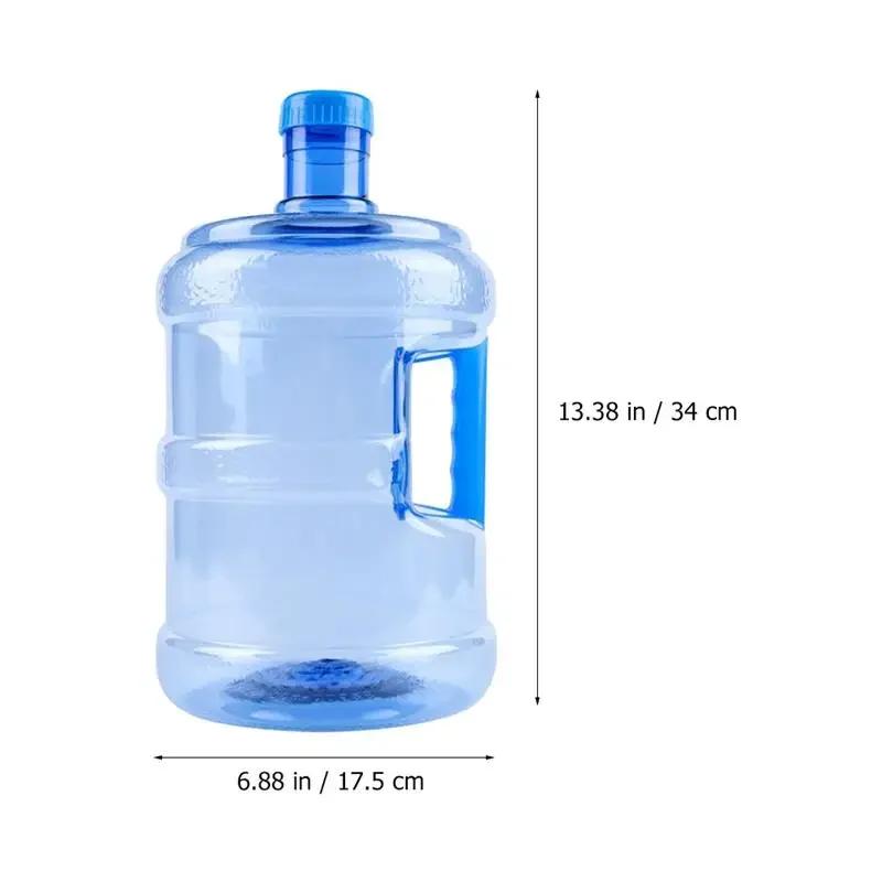 Water Bottle 5L 7.5L Portable Water Bucket Thick Mineral Water Jug Storage Bucket Dispenser Barrel for Outdoor Camping