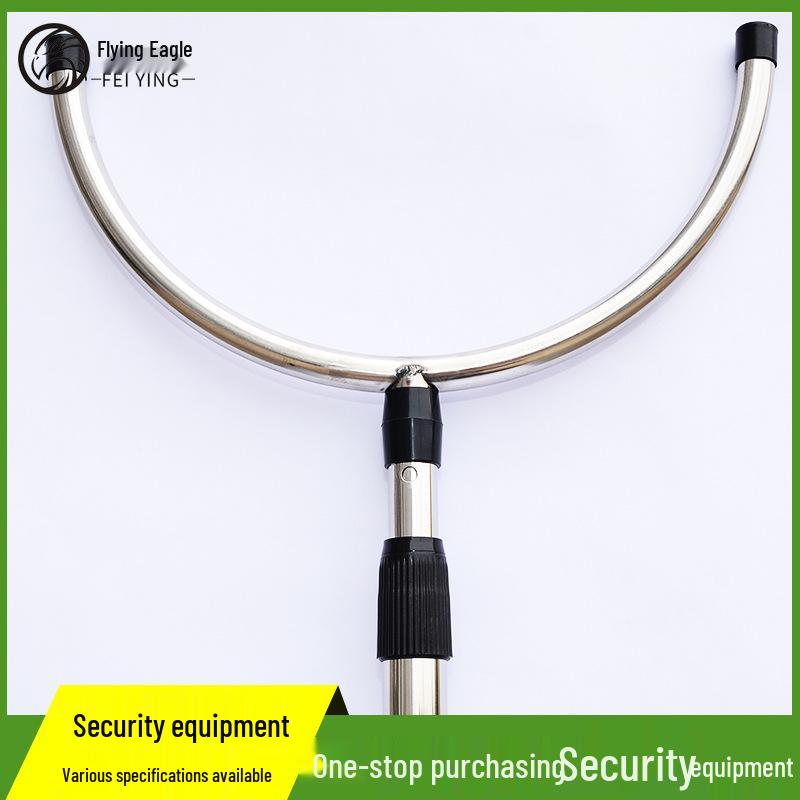 Выдвижная вилка для контроля массовых беспорядков из нержавеющей стали для патрулей безопасности