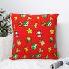 Super Marios Cup Collection Pillowcases Polyester Bed Car Cushion Cover Funny Home Decoration Pillowcase 40*40