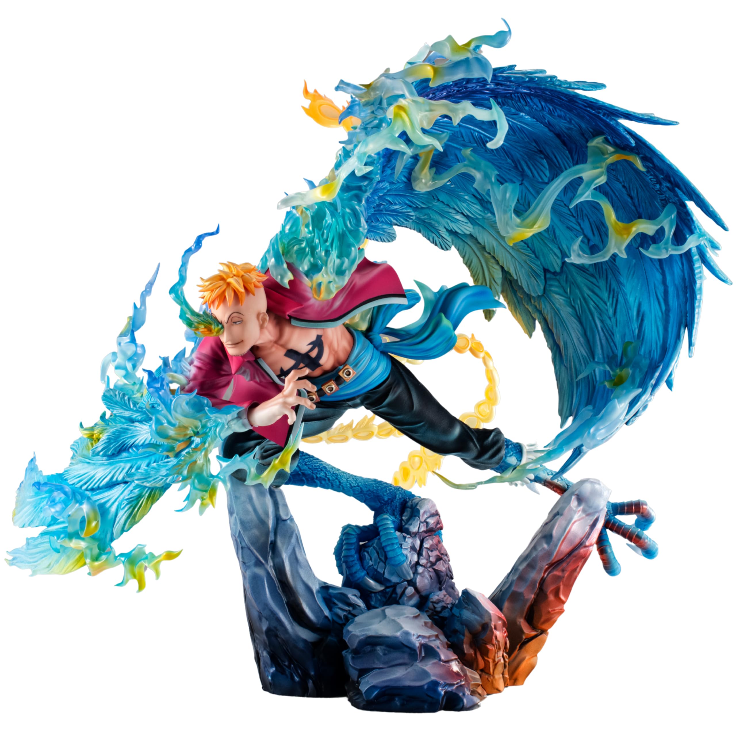 MegaHouse One Piece MAS-Maximum Whitebeard Pirates First Division Commander Phoenix Leader Pirate Portrait Collector Statue