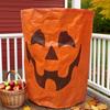 Halloween Blättertasche Wiederverwendbare Kürbis-Thema Blättertaschen 272L Außendekoration Herbst Handlicher Mülleimer für den Garten