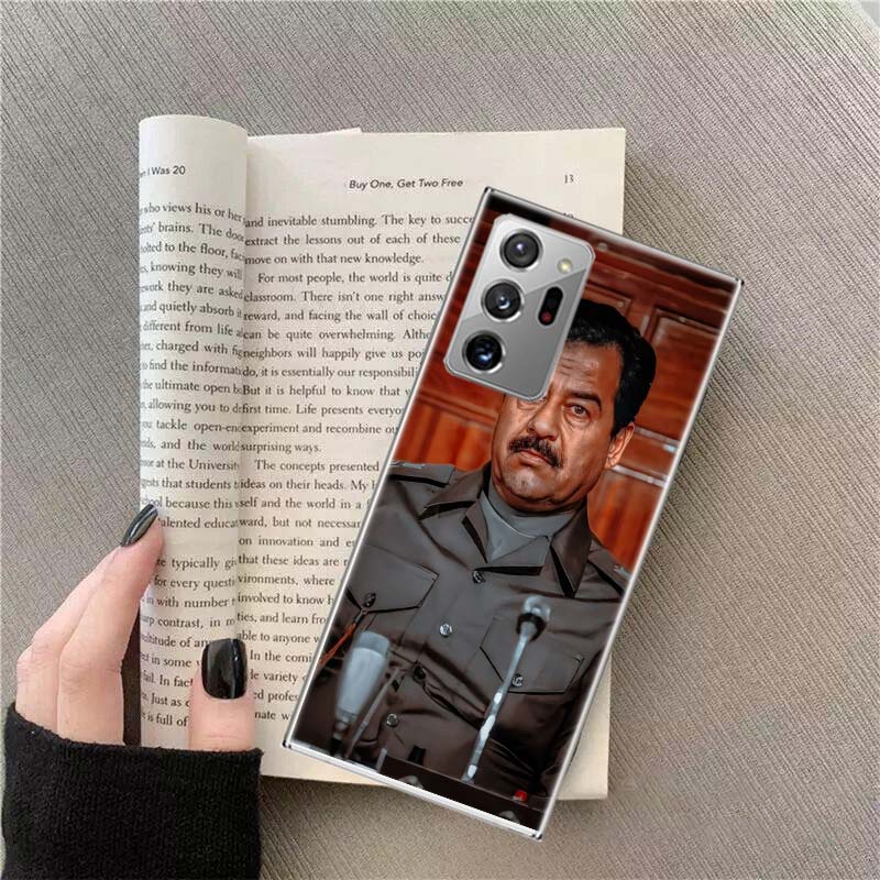 Etui Fashion Saddam Hussein Iraq Arabic Phone Case for Samsung A17 A37 A57 A54 A14 A24 A34 A07 A04S A02S A12 A22 A32 A52S A16 A2