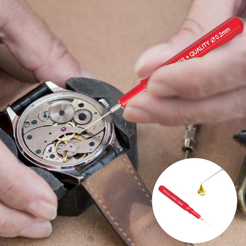 Watch Oil Pen Professional Watch Oil Needle Precise Watch Repair Tool Different Size Oiler Pen Needle For Watchmaker Watches