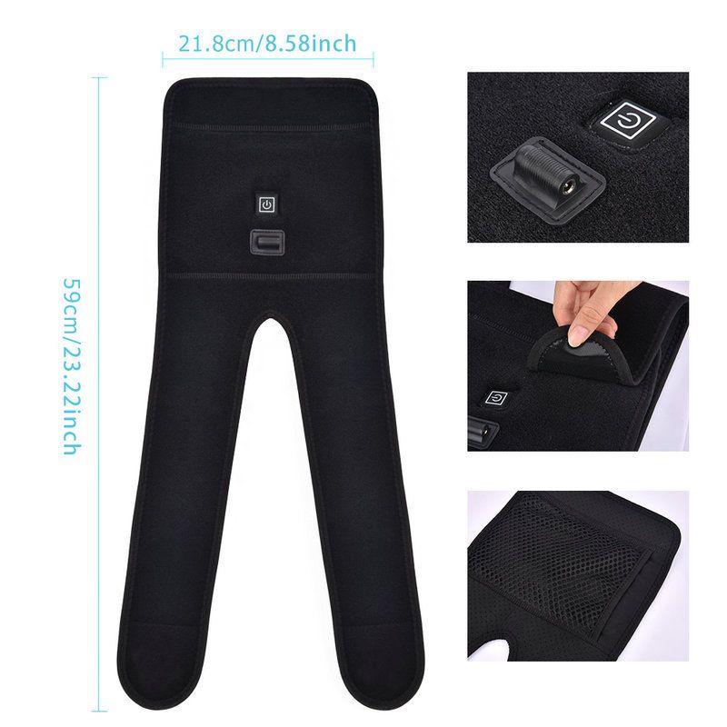 Electric Heating Knee Brace Wrap Far Infrared Vibration Massager Knee Support Outdoor Sport Knee Protector