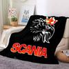 Couverture jetée 3D Camion Scania Polaire Chaude Confortable Douce pour Canapé Lit Coloris ثابت Anti-Statique Lavable en Machine
