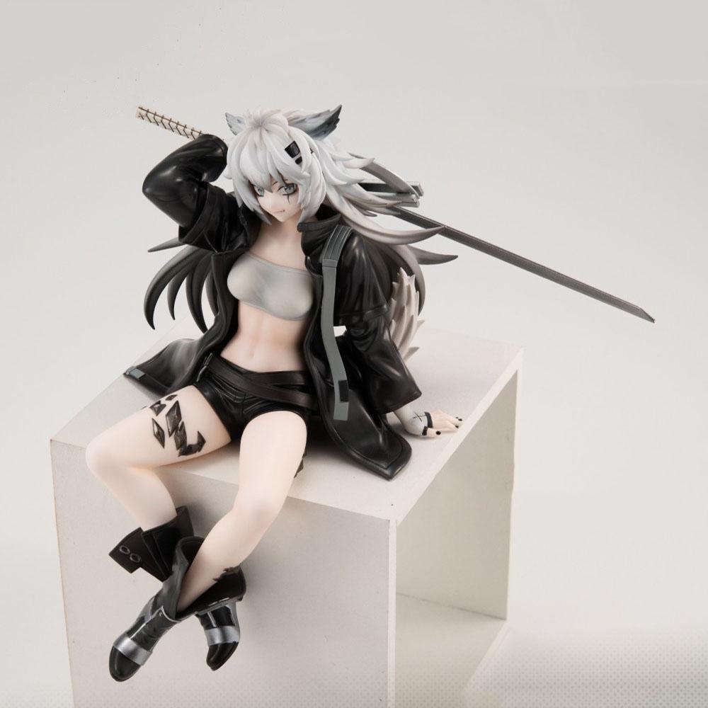 14CM Anime Arknights Game Lappland Figure Noodle Stopper Figure Animation Model Toys Gifts Collection Decoration Ornaments PVC