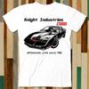 Knight Rider KITT 1982 Pontiac Michael Industries TV T-Shirt Erwachsener Unisex Herren Damen Retro Design T-Shirt Vintage Top