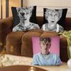 1Pc Mgk M-Machine Gun K-Kelly Pillow Case Fashion Square Pillowcase Bedroom Sofa Room Ins Decoration Leisure