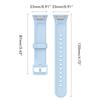 Replacement Bands Compatible for Xiaomi Mi Band 7 Pro Soft Silicone Wristbands Breathable