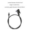 Bicycle Air Pump Hose Adapter for Motorcycle with Tire Chuck Tube Simple Assembly Multifunctional 39inch Extension Pipe Portable