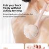 2-in-1 Long Handle Soft Fur Double-sided Back Shower Brush