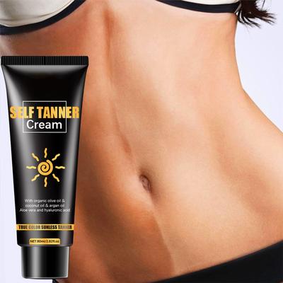 Tanning Gel,Intensive Tanning Gel, Tanning Gel For Tanning Bed Lasting Waterproof For An Amazing Tan For Body And Face  80g