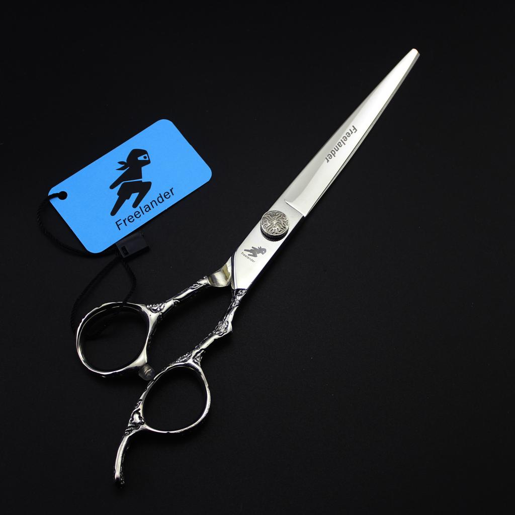 7.0 inch Freelander plum handle personality, hair scissors, pet scissors, flat scissors 6.0 inch