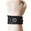 Pirate Costume Accessories Set Pirate Head Scarf,Sash Bracelet Eye Patches Halloween Medieval Renaissances Costumes