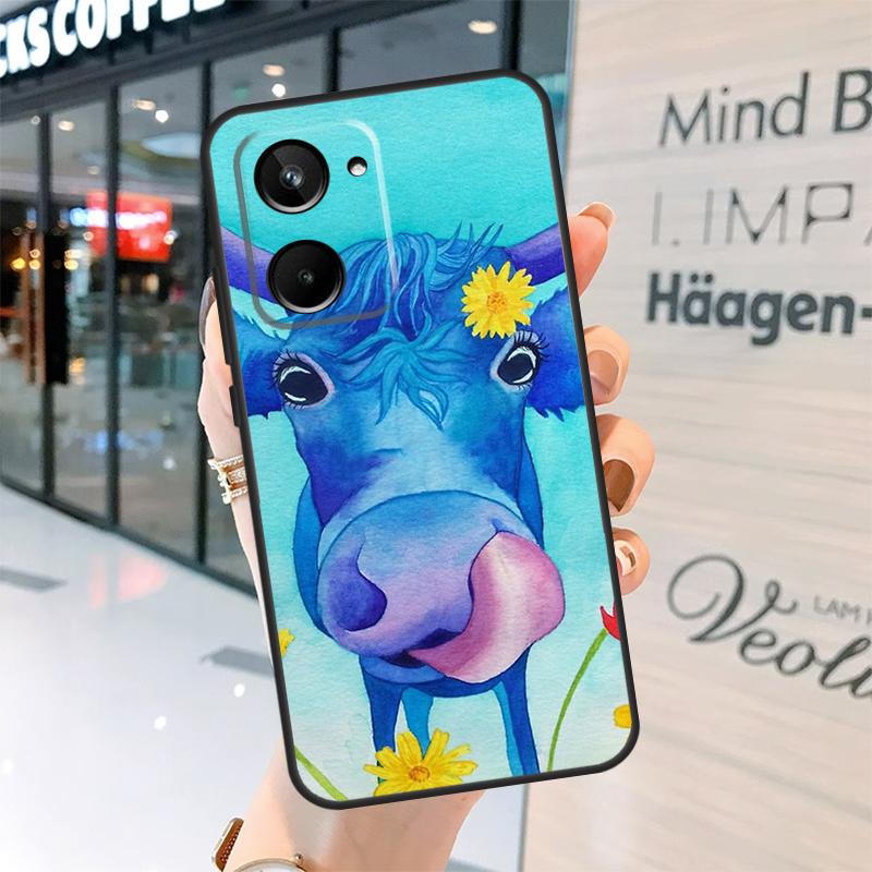 Vegan Pattern Case For Realme 15 Pro 14 13 11 12 Pro Plus GT7 GT6 C55 C51 C53 C35 C33 C61 C65 C67 C71 C75