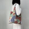 Canvas Pumpkin Embroidery Jacquard Fabric Shoulder Bag Designer Tote Bag