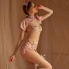 Sexy Lingerie Cosplay Nurse Uniform Seduction Female Hollow Side Straps Split Slutty Clothes Suit