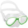 Diving Mask - CRESSI - Perla Jr - Transparent/Lime - One Size - Hypoallergenic Silicone