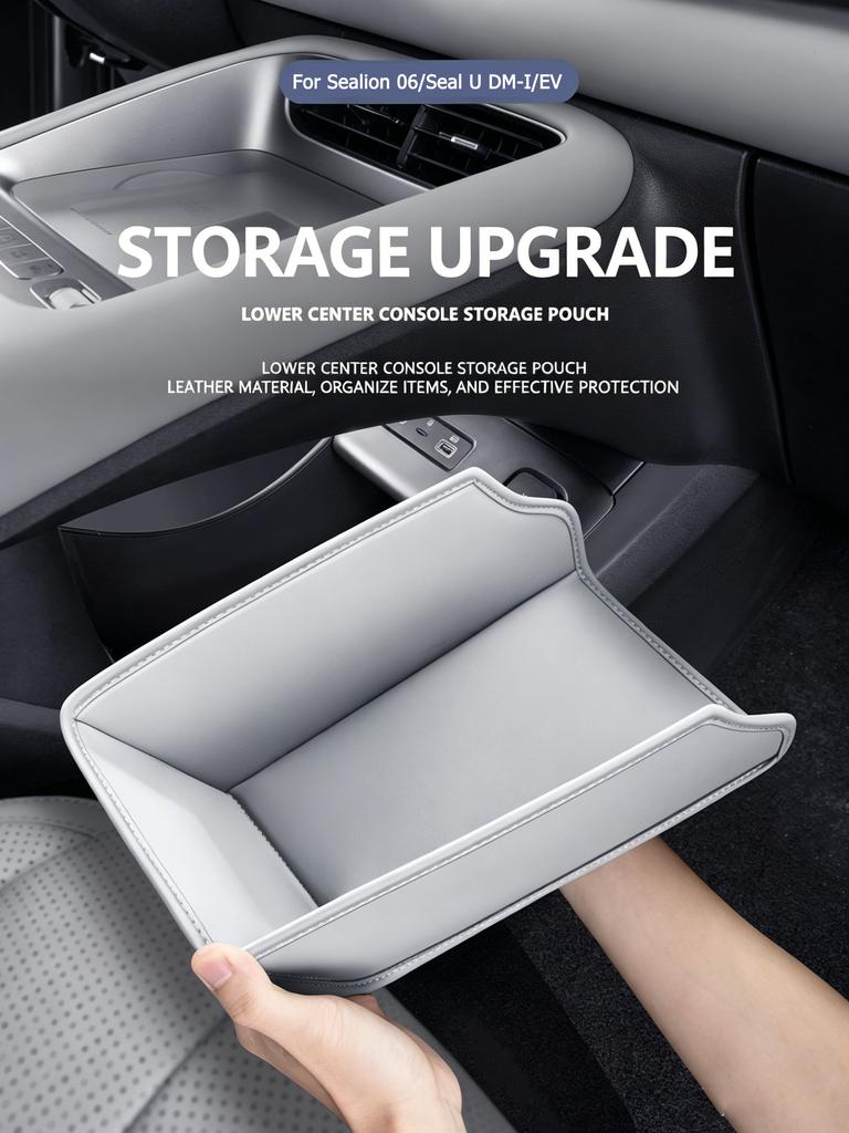 For BYD Sea Lion 06 Seal U DM-I/EV Central Control Lower Storage Pocket Height Increasing Storage Box Interior Accessories