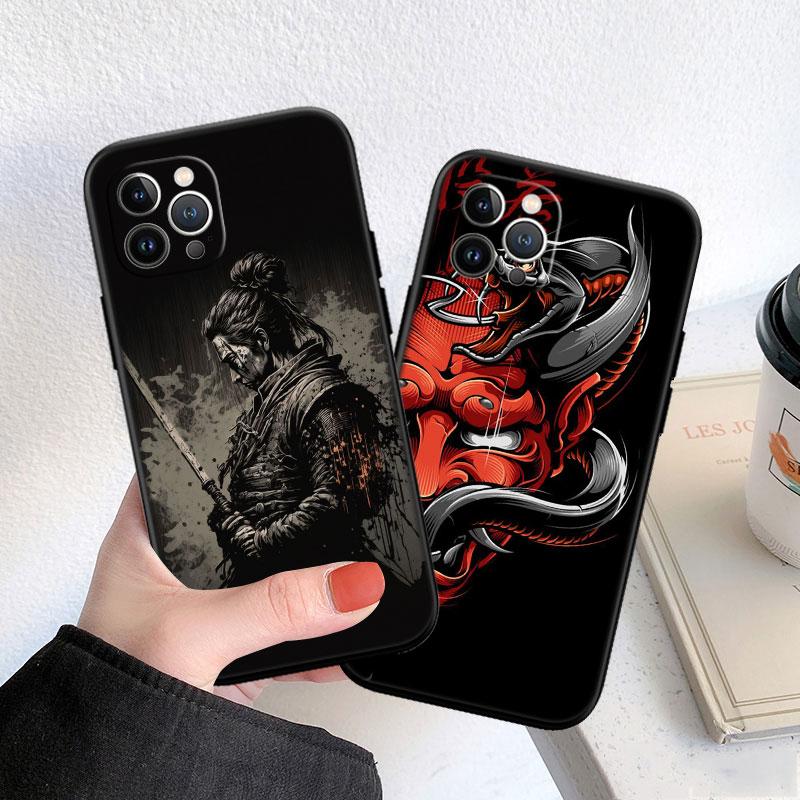 CJ71 Japan Samurai Mask Soft Shell Phone Case for Xiaomi Xiaomi Poco M4 M5 M6 M7 X3 X6 X7 F8 Ultra Pro GT NFC