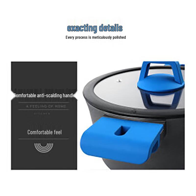 DESLON Blue Shark Non-stick Cookware Set