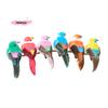 M-1pcs Cute Artificial Birds Fake Foam Animal Simulation Feather Birds Models Tit DIY Craft Home Garden Ornament Decoration