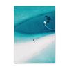 Coastline Blue Ocean Wall Poster Print Sea Reef Nordic Canvas Painting Landscape Modern Home Picture Decoration Living Room Art