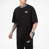 Puma T Shirts Men's Black Crew Neck Moderate Straight Fit 845861-01