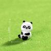 Luminous Panda Miniature Figurine for Micro Landscape Gardening Decor