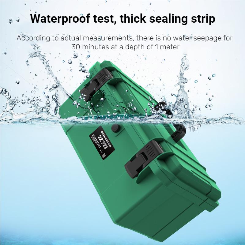 Portable Plastic Tool Box Waterproof Professional Multifunctional Electrician Storage Protective Shockproof Suitcase Tool Box