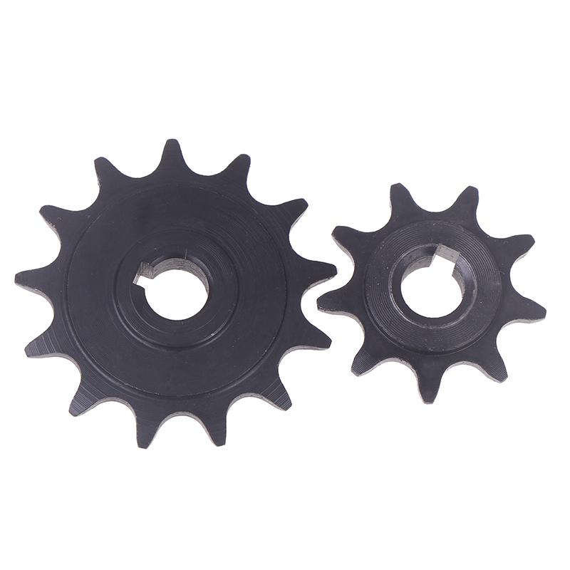 9/13 Dinți Vehicul Electric Tip 410 Roată Lanț Bicicletă Pinion Motor Roată Lanț Oțel Carbon Angrenaj Pentru Piese Bicicletă Obișnuită