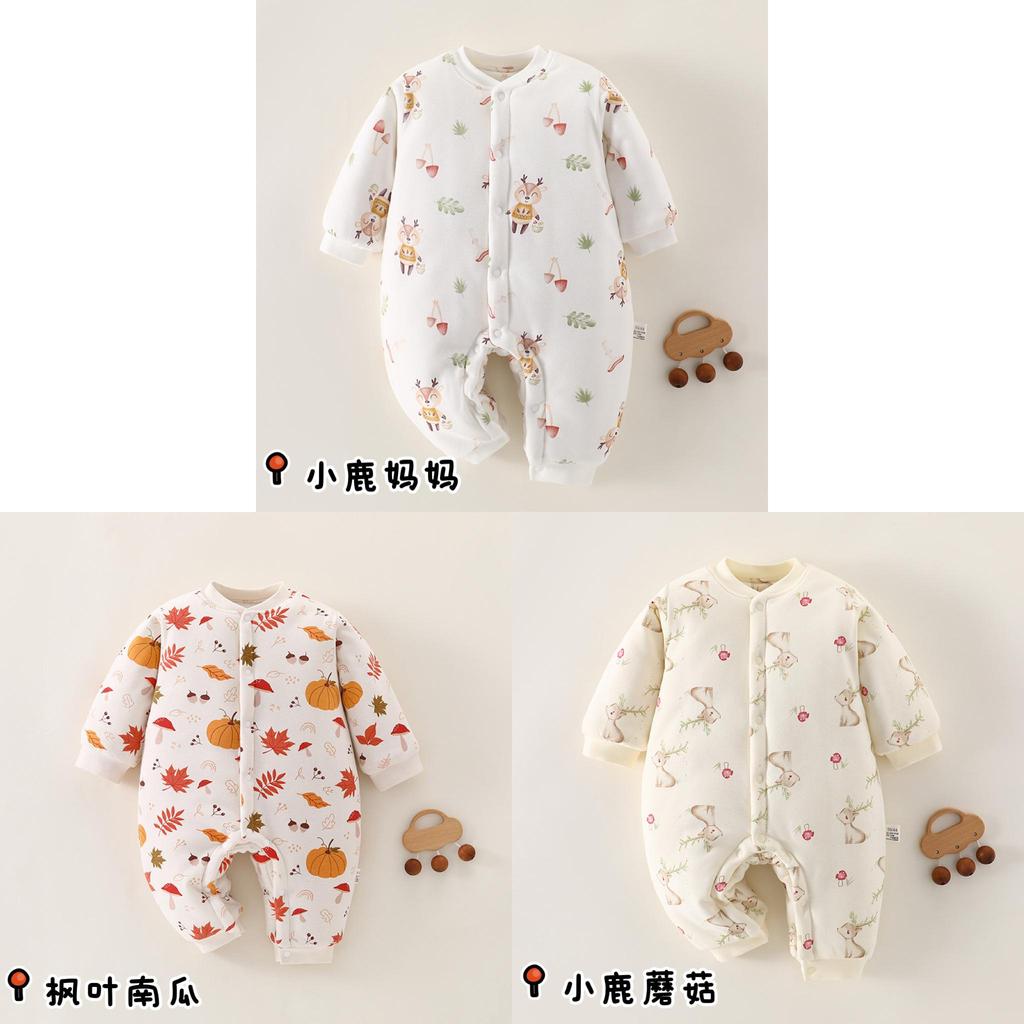Baby Winter Cotton Romper With Thick Padding For Newborns And Infants