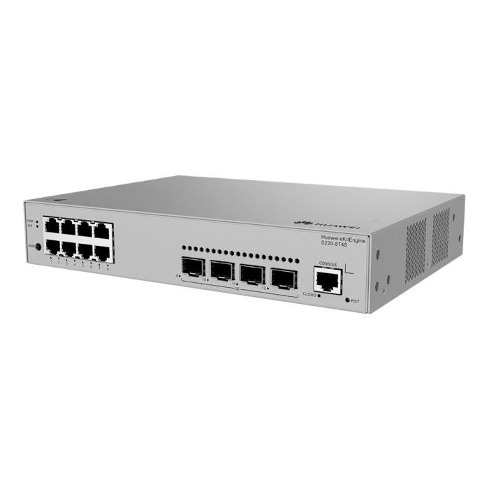 Commutateur Ethernet - Huawei - S220-8T4S - 8 Ports RJ45 - 4 Ports SFP - 24 Gbps