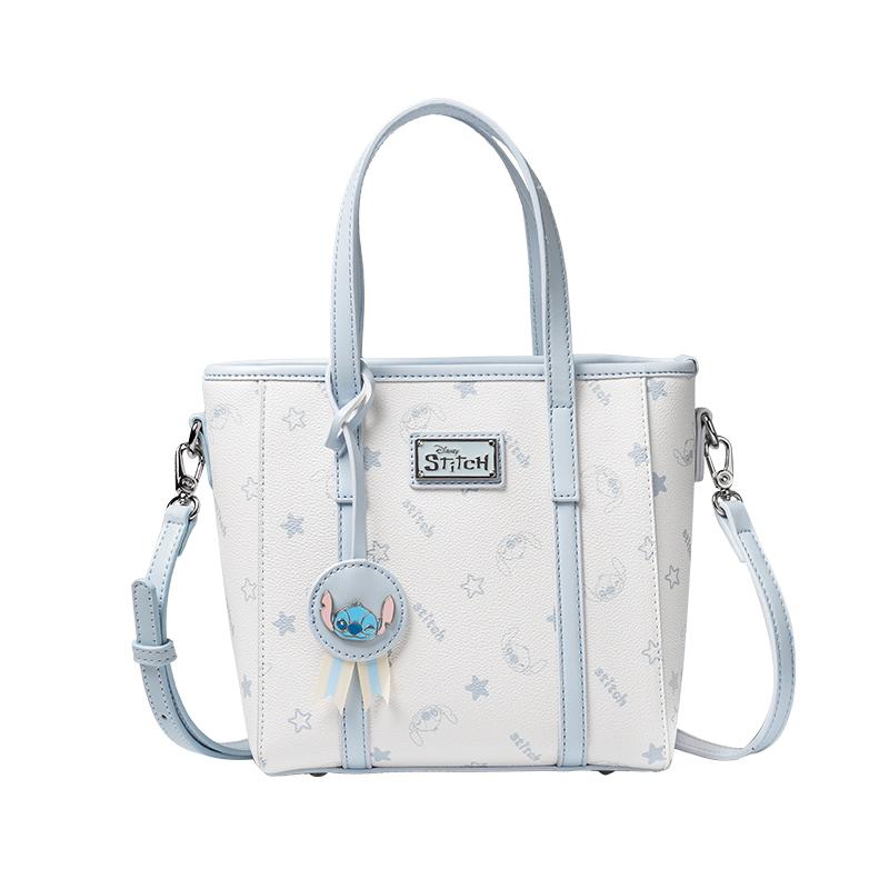Disney Stitch Series Fashionable Simple High-Value Cartoon Cute Shoulder Bag Women Shoulder Bag Blue BMK-72766