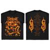 Slipknot "Umgekehrtes Pentagramm · Masken aller Mitglieder" Amerikanisches Retro Schwergewicht Kurzarm-T-Shirt