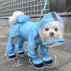 All-inclusive Pet Cat Dog Four-legged Raincoat Rain Shoes Teddy Bear French Bulldog Outdoor Dog One-piece Raincoat Waterproof Supplies