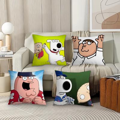 Lustiger Cartoon F-Family G-Guy Kissenbezug Büro Kissen Geeignet für Sofa Auto Schlafzimmer Dekorative Kissenhülle