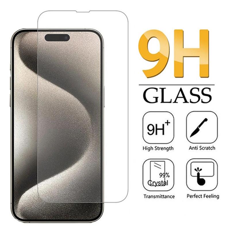 Full Cover Tempered Glass For iPhone 17 Air 16 15 14 13 12 11 Pro Max 16 Plus 13 Mini X XR XS Max 6 6s 7 8 Plus 5 5s SE 2020 2022 Screen Protector