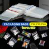 100 Stück/Beutel PE-Kunststoffverpackungsbeutel Ziplock-Beutel Pillenverpackungsbeutel Verdickter Verpackungssiegelbeutel Schmuckbeutel 2x3cm 2,5x3cm 3,5x5cm