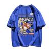 T-shirt Genitore-Figlio Pokémon Stampa Carpa Re Stile Urbano Estivo 2025 Cotone Casual Top Stile Urbano Giapponese Quotidiano Top a Maniche Corte