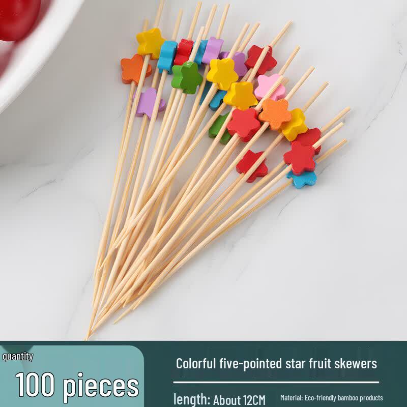 Disposable Bamboo Cocktail & Fruit Picks