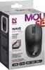 Mysz bezprzewodowa Defender WAVE MM-995 optyczna bezklikowa silent 1600dpi czarna