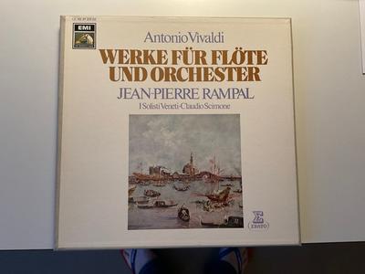 Disque Vinyle ANTONIO VIVALDI , JEAN-PIERRE RAMPA - Œuvres Pour Flûte Et Orchestre 1C1832922224 EMI Allemagne Classique Occasion